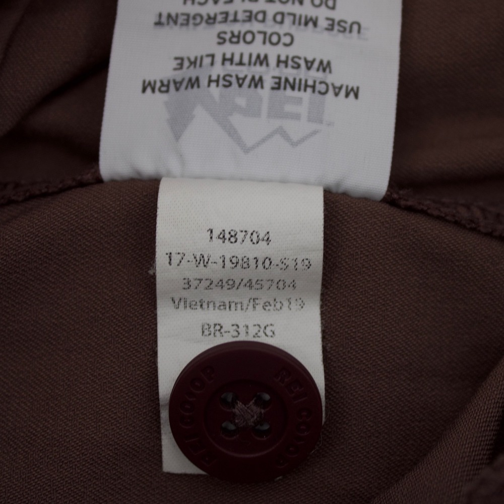 REI Co-op Hiking Pants Womens 6 Petite Brown Savanna Trails Regular Fit Stretch - Picture 9 of 10